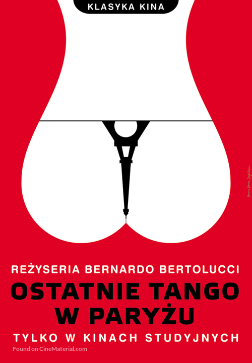 Ultimo tango a Parigi - Polish Movie Poster