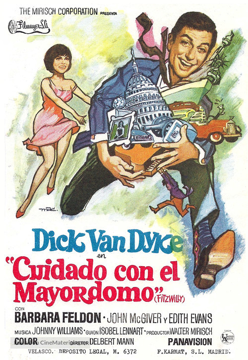 Fitzwilly - Spanish Movie Poster