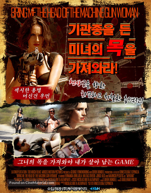 Tr&aacute;iganme la cabeza de la mujer metralleta - South Korean Movie Poster
