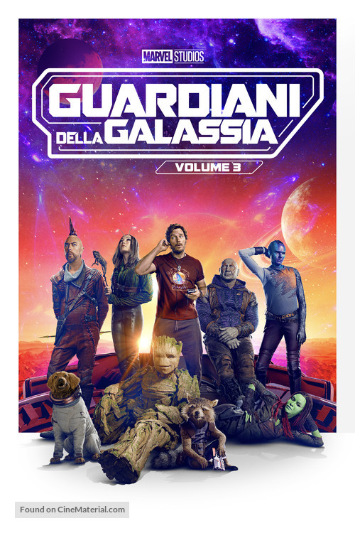 Guardians of the Galaxy Vol. 3 - Italian Video on demand movie cover