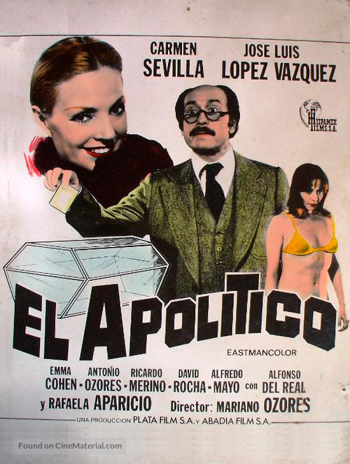 El apol&iacute;tico - Spanish Movie Poster