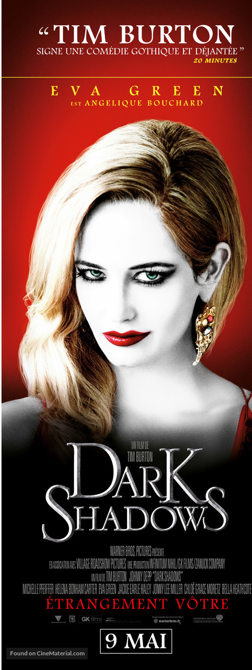 Dark Shadows - French Movie Poster