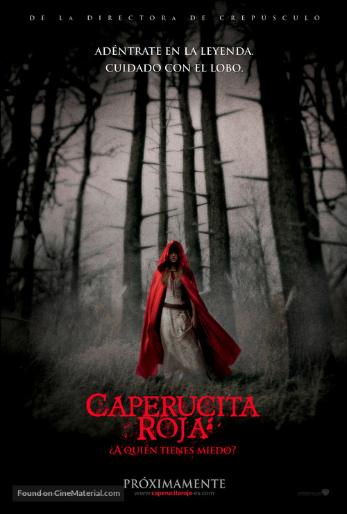 Red Riding Hood - Spanish Movie Poster