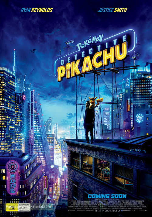 Pok&eacute;mon: Detective Pikachu - Australian Movie Poster