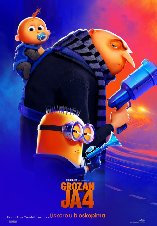 Despicable Me 4 - Serbian Movie Poster