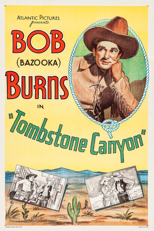 Tombstone Canyon - Re-release movie poster