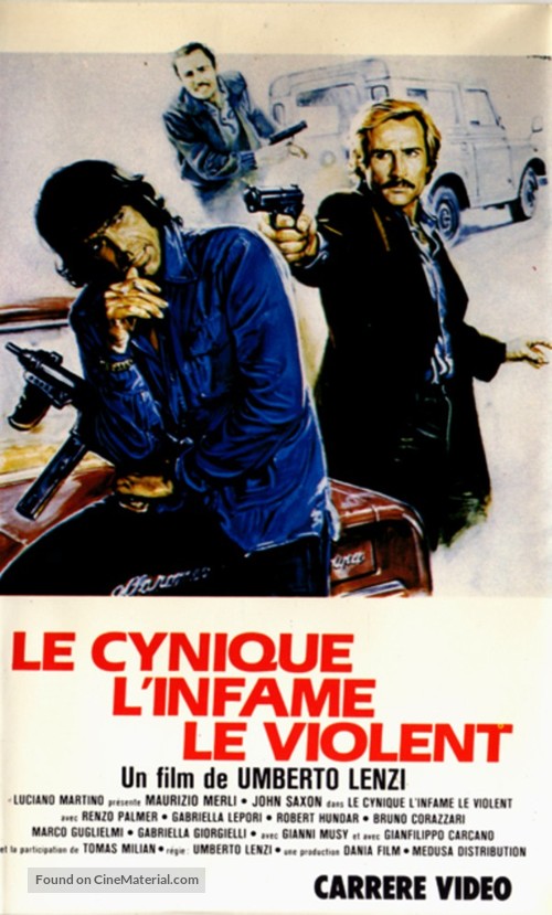 Il cinico, l&#039;infame, il violento - French VHS movie cover