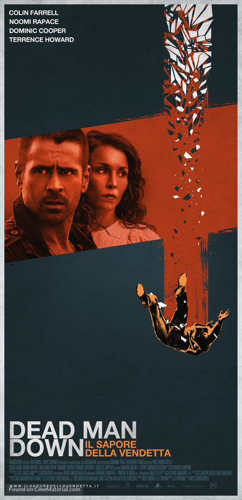 Dead Man Down - Italian Movie Poster