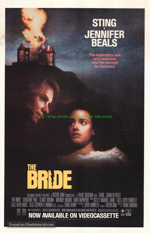 The Bride - Video release movie poster