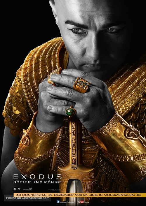 Exodus: Gods and Kings - German Movie Poster