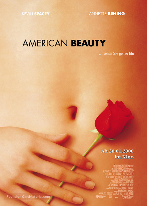 American Beauty - German Advance movie poster