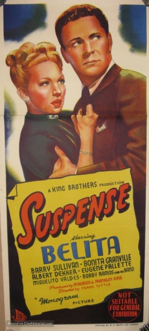 Suspense - Australian Movie Poster