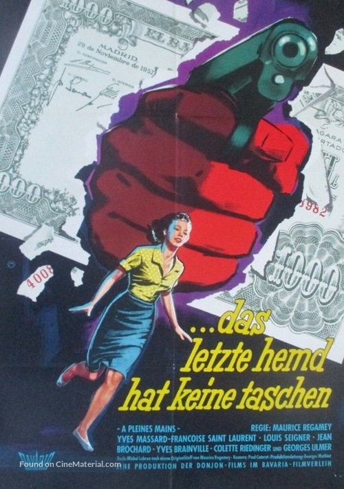 &Agrave; pleines mains - German Movie Poster