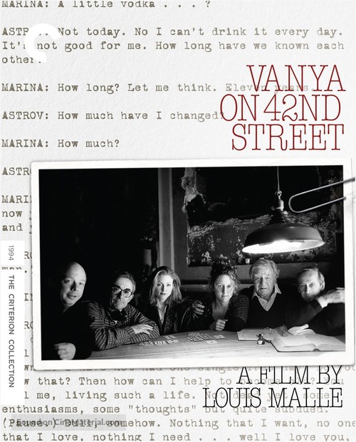 Vanya On 42nd Street - Blu-Ray movie cover