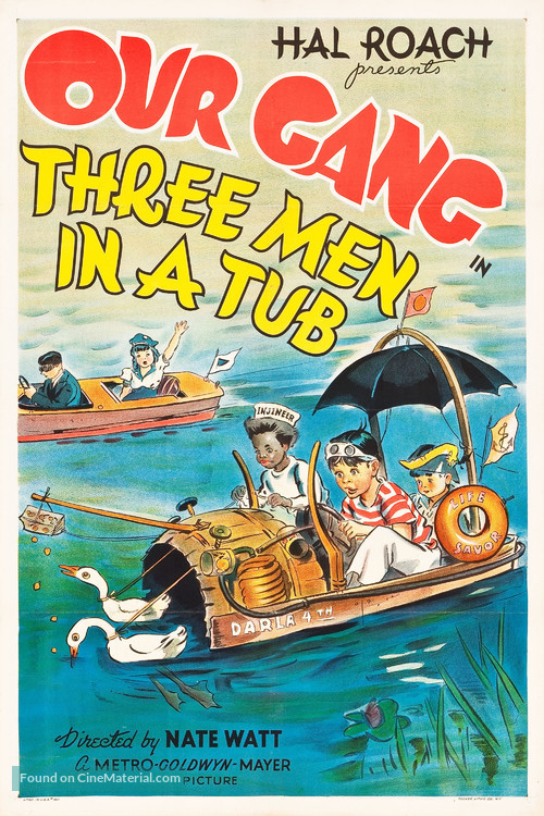 Three Men in a Tub - Movie Poster