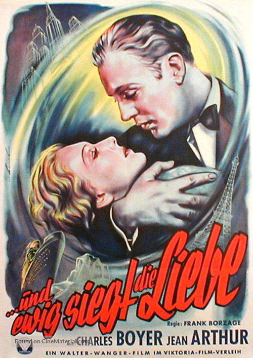History Is Made at Night - German Movie Poster