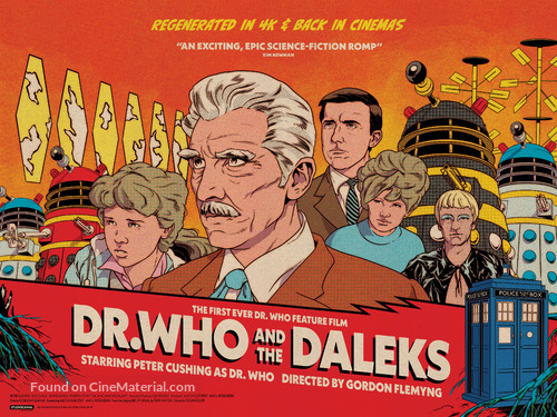 Dr. Who and the Daleks - British Movie Poster