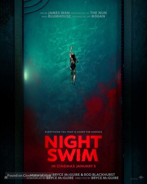 Night Swim - British Movie Poster