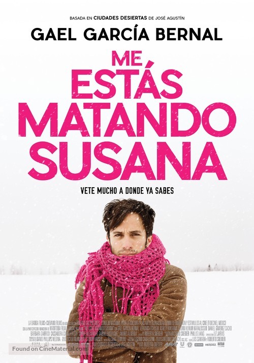 Me est&aacute;s matando Susana - Mexican Movie Poster