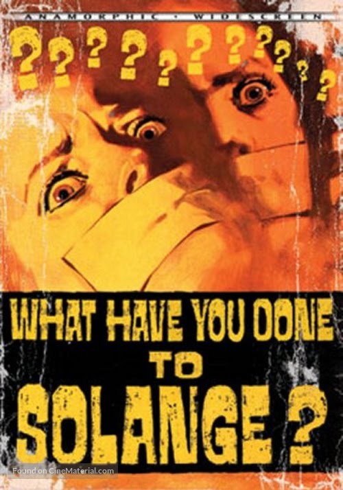 Cosa avete fatto a Solange? - DVD movie cover