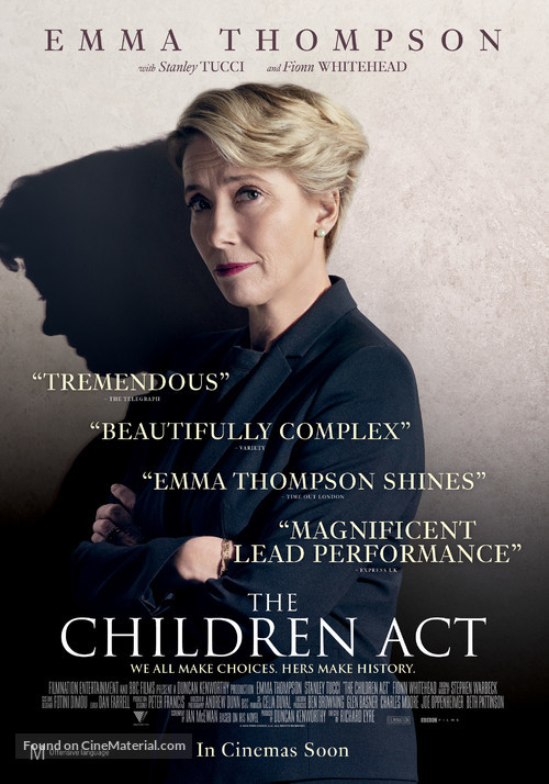 The Children Act - New Zealand Movie Poster