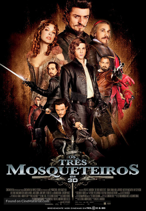 The Three Musketeers - Brazilian Movie Poster