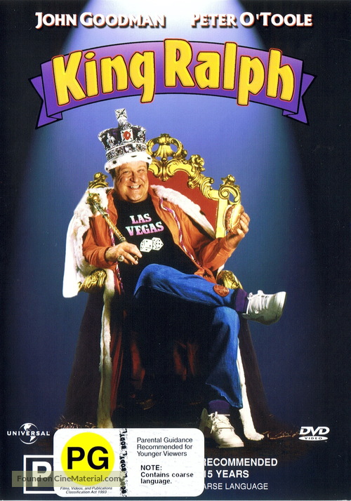 King Ralph - New Zealand DVD movie cover