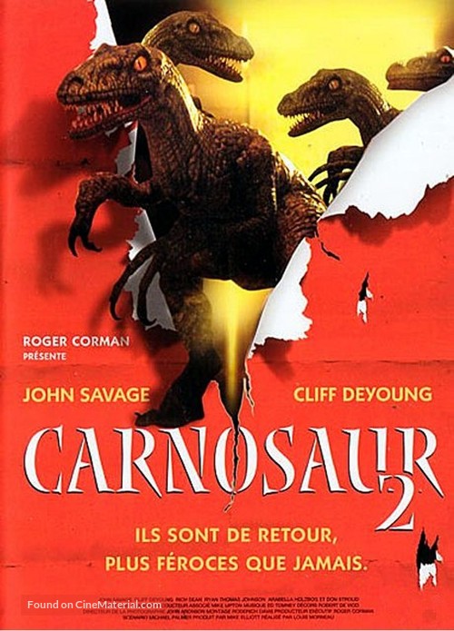 Carnosaur 2 - French Movie Poster