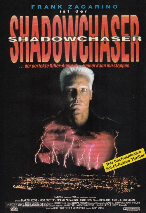 Shadowchaser - German Movie Poster