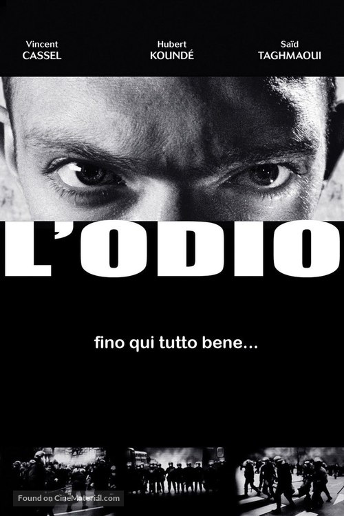 La haine - Italian Movie Poster