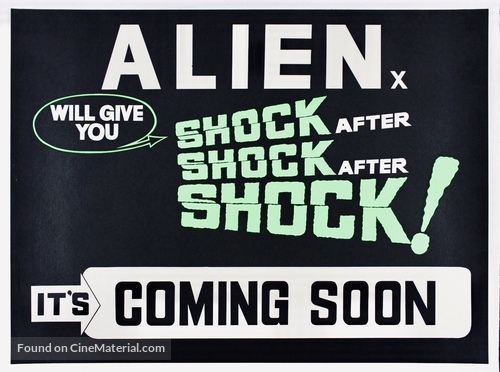 Alien - British Movie Poster