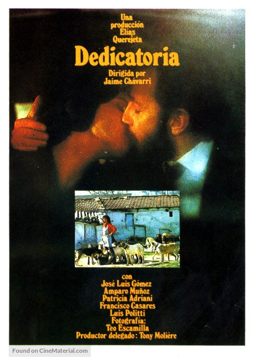 Dedicatoria - Spanish Movie Poster