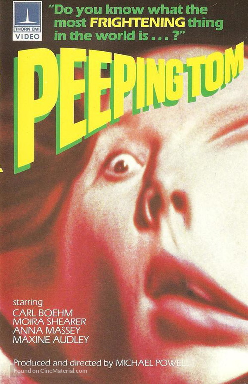 Peeping Tom - Finnish VHS movie cover
