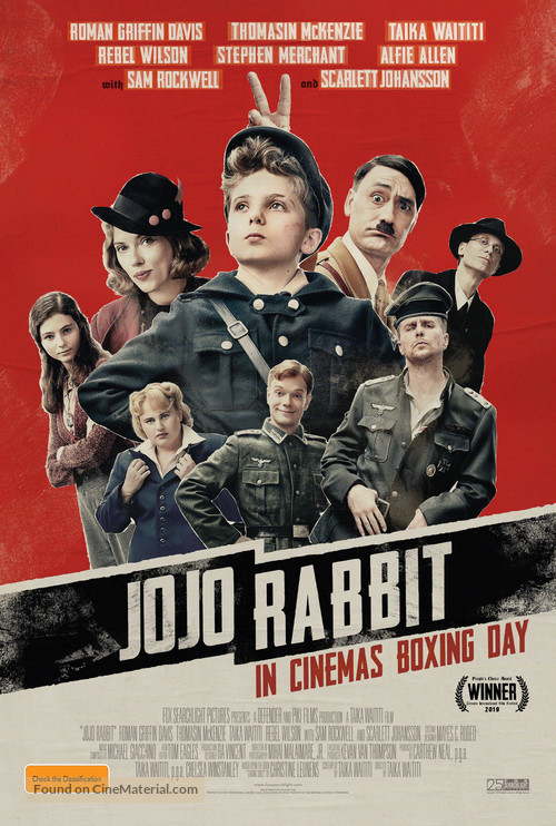Jojo Rabbit - Australian Movie Poster