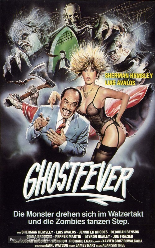 Ghost Fever - German VHS movie cover