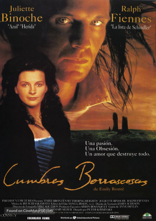 Wuthering Heights - Spanish Movie Poster