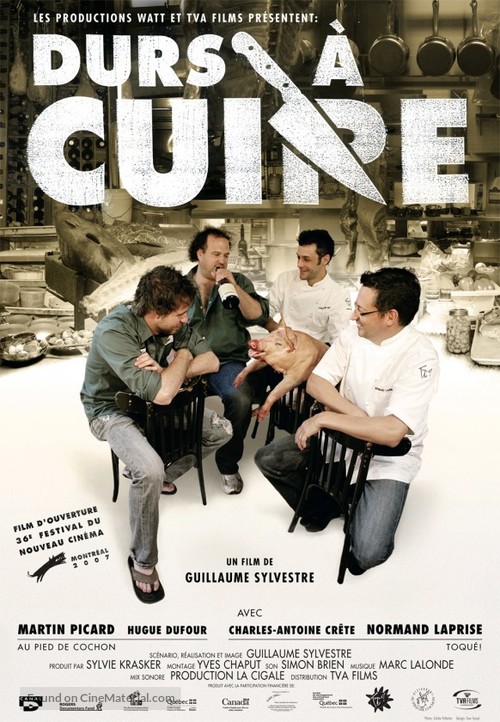 Durs &agrave; Cuire - Canadian Movie Poster