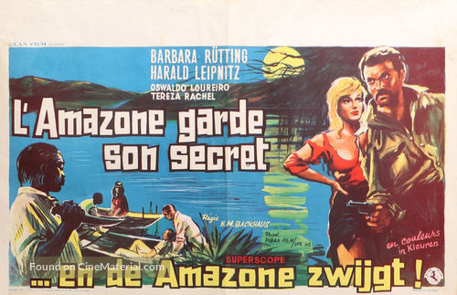 Und der Amazonas schweigt - Belgian Movie Poster