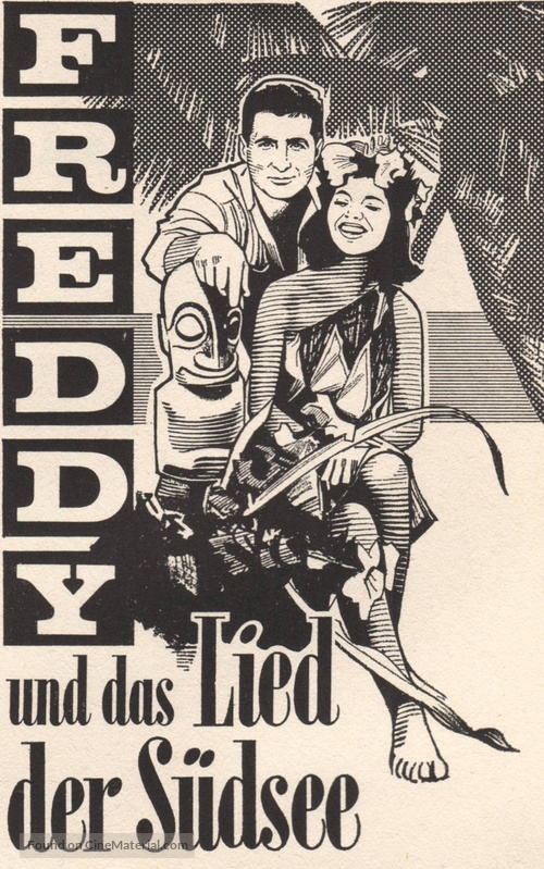 Freddy und das Lied der S&uuml;dsee - German poster