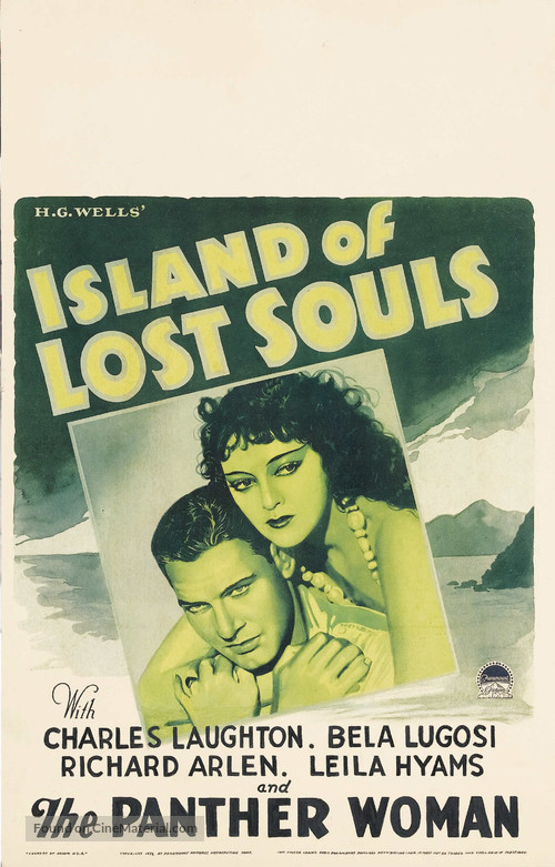 Island of Lost Souls - Movie Poster