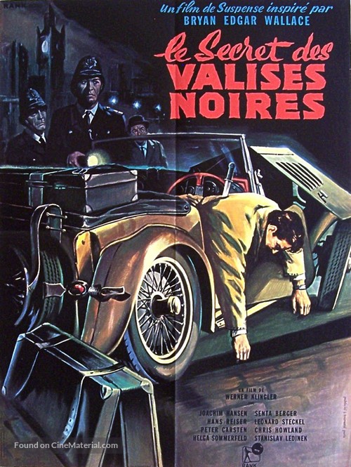 Het Geheim van de Zwarte Koffer - French Movie Poster