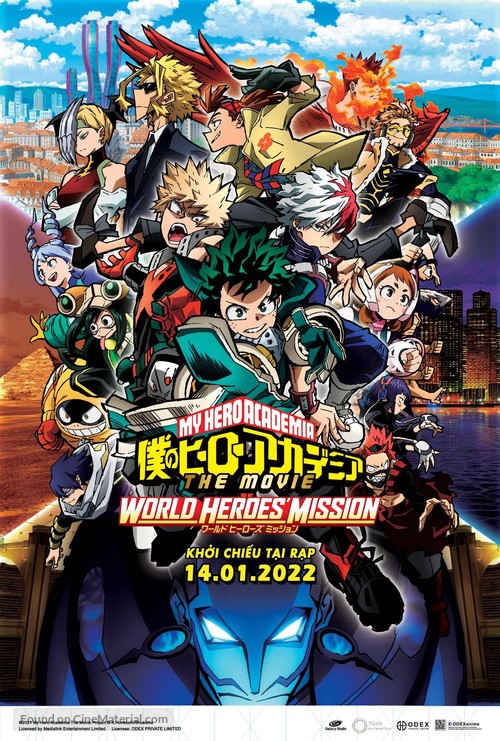 Boku no Hero Academia: World Heroes Mission - Vietnamese Movie Poster