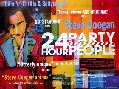 24 Hour Party People - British Movie Poster