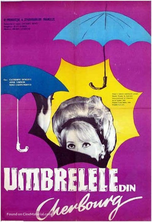 Les parapluies de Cherbourg - German Movie Poster