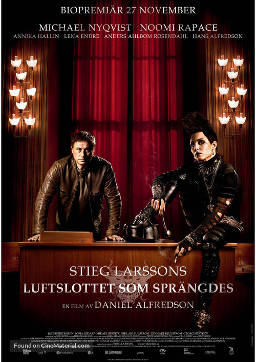 Luftslottet som spr&auml;ngdes - Swedish Movie Poster