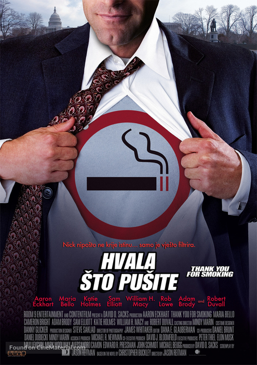 Thank You For Smoking - Croatian Movie Poster