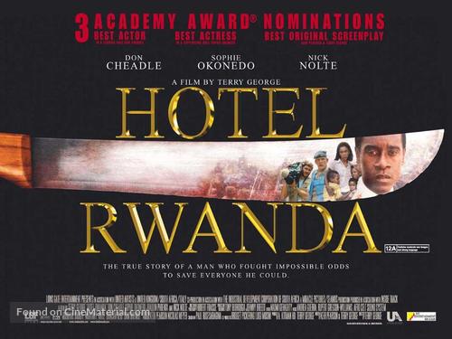 Hotel Rwanda - British Movie Poster