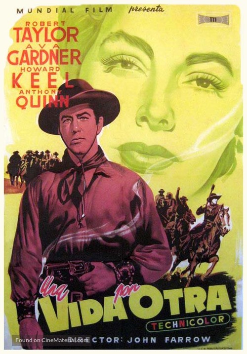 Ride, Vaquero! - Spanish Movie Poster