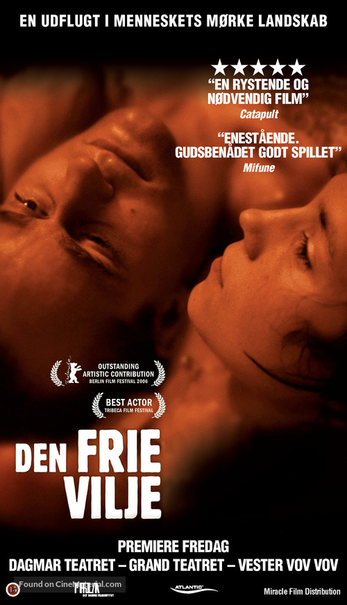 Der freie Wille - Danish Movie Poster