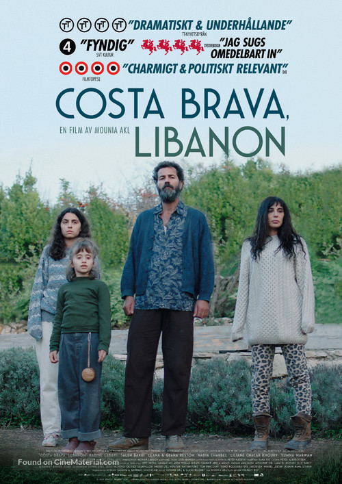 Costa Brava, Lebanon - Swedish Movie Poster